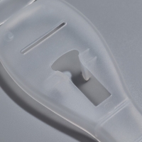 Органайзер для бритвы, с крышкой, 16,6 &times; 5,2 &times; 3 см, цвет прозрачный