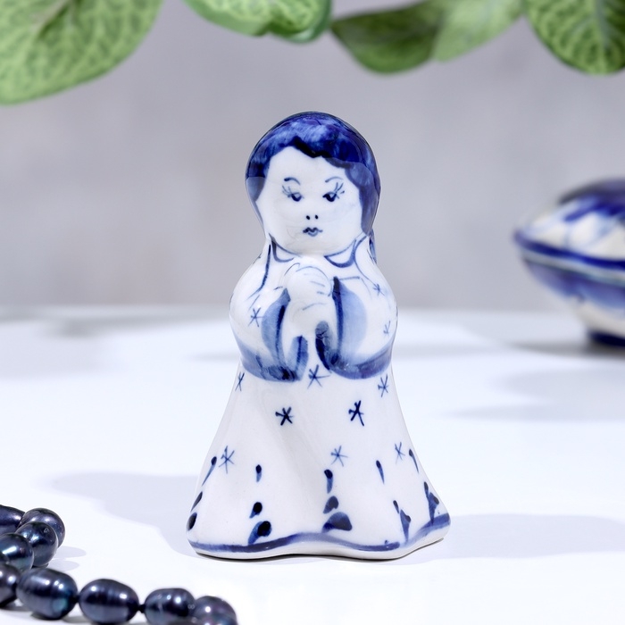 Сувенир «Ангелочек», 5×5×8 см, гжель Сувенир «Ангелочек», 5×5×8 см, гжель
