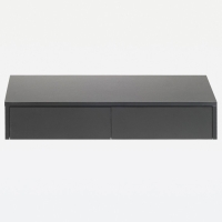 Тумба подвесная с ящиками Дамаск, 800х300х150, Черный