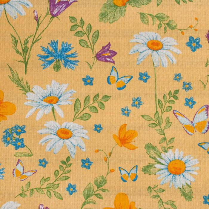 Полотенце для бани Полотенце для бани "Русское поле" 80х 150 см, хлопок вафельное полотно