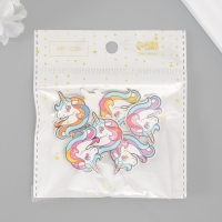 Декор для творчества дерево "Голова единорога" набор 10 шт 2,4х3 см Декор для творчества дерево "Голова единорога" набор 10 шт 2,4х3 см