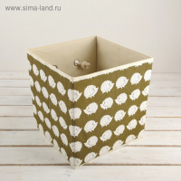 Короб стеллажный для хранения «Ёжики», 27×27×27 см Короб стеллажный для хранения «Ёжики», 27×27×27 см
