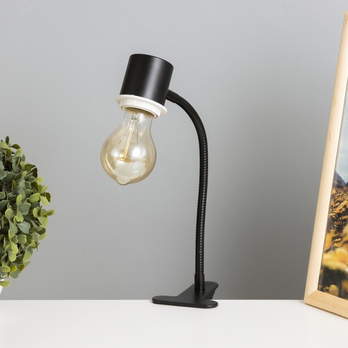 Настольная лампа Настольная лампа "Арни" Е27 15Вт черный 22х10х35 см