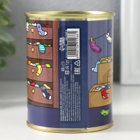 Носки в банке "Шо, опять носки?" (внутри носки мужские, цвет чёрный)