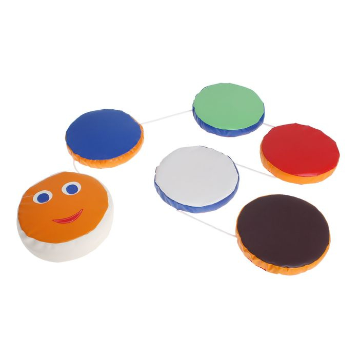 Мат игровой ONLYTOP &laquo;Змейка-шагайка&raquo;, цвет МИКС