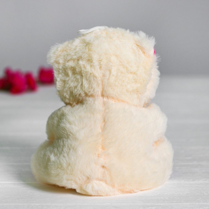 Мягкая игрушка &laquo;Мишутка с сердцем&raquo;, цвет розовый