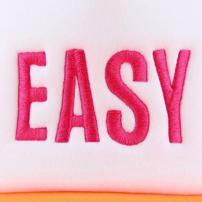 Кепка женская с сеткой EASY, цвет оранжевый, р-р 56 Кепка женская с сеткой EASY, цвет оранжевый, р-р 56