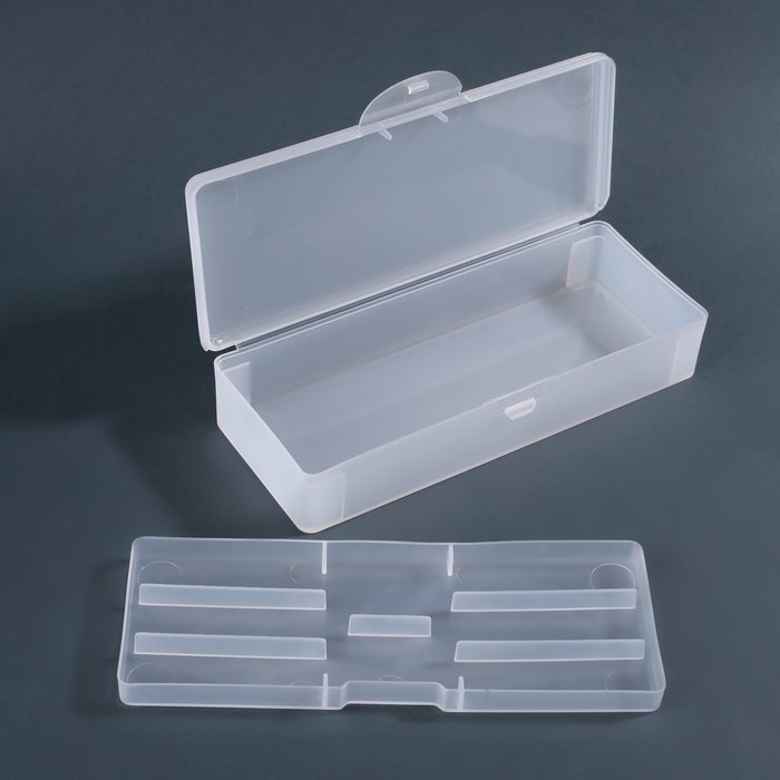 Органайзер для хранения маникюрных/косметических принадлежностей, с вложением, 19 × 7,5 см, цвет белый Органайзер для хранения маникюрных/косметических принадлежностей, с вложением, 19 × 7,5 см, цвет белый