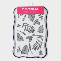 Коврик для дома Доляна &laquo;Ливьен&raquo;, 40&times;60 см, цвет серый