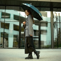 Зонт женский механический «Яркие бабочки», 8 спиц, d=95, цвет чёрный Зонт женский механический «Яркие бабочки», 8 спиц, d=95, цвет чёрный