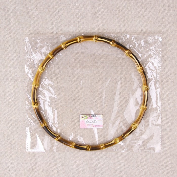 Основа для макраме &laquo;Круг&raquo;, бамбук, d = 24/25,5 см