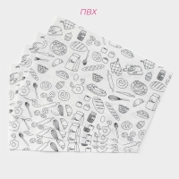 Салфетки сервировочные на стол Доляна Kitchen, 4 шт, 45×30 см Салфетки сервировочные на стол Доляна Kitchen, 4 шт, 45×30 см