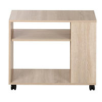Стол журнальный Бруно на колесиках, 700х350х600, Дуб сонома Стол журнальный Бруно на колесиках, 700х350х600, Дуб сонома