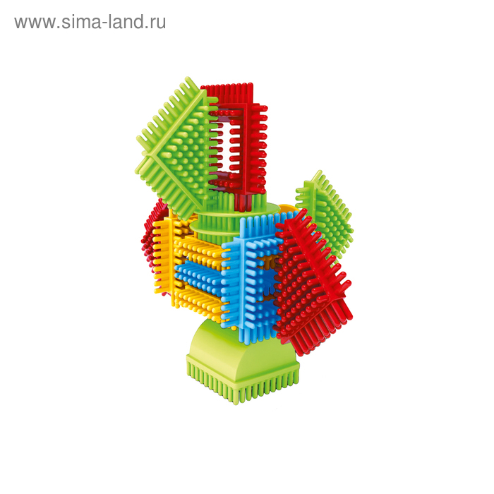 Конструктор игольчатый MINI BRISTLES &laquo;Вертолётик&raquo;, 58 деталей