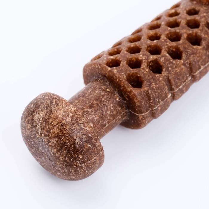 Игрушка для собак Игрушка для собак "Башня", TPR+Бамбук, массажная, 14 х 2,8 см