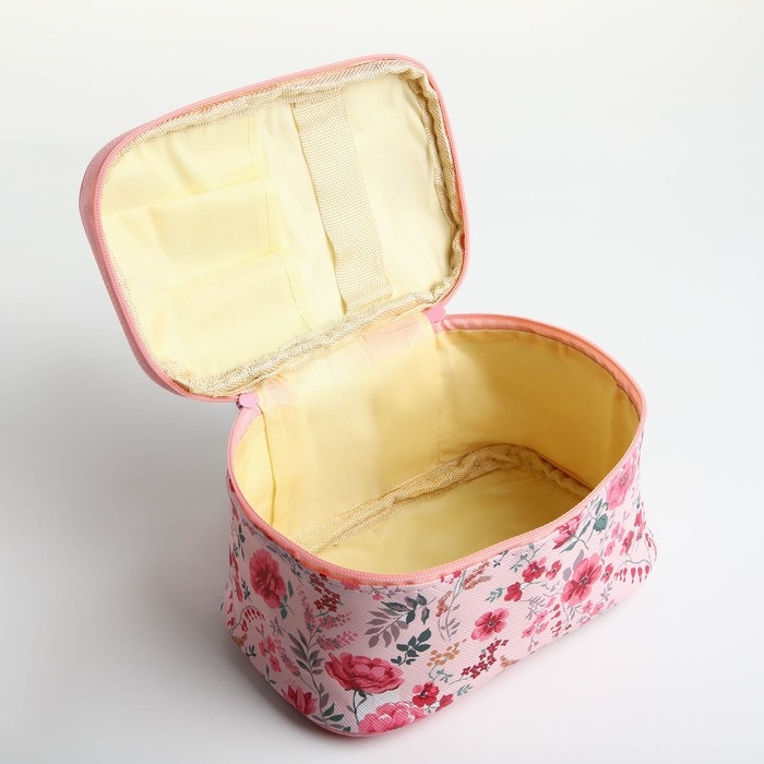 Косметичка на молнии, цвет розовый Косметичка на молнии, цвет розовый