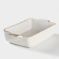 Форма для запекания фарфоровая Punto bianca, 1,25 л, 23&times;16&times;6 см