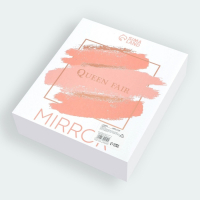 Зеркало настольное, на гибкой ножке, зеркальная поверхность 13,5 &times; 16,2 см, цвет белый