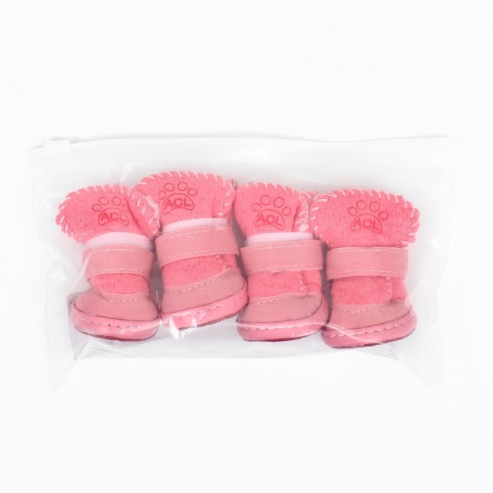 Ботинки Элеганс, набор 4 шт, размер 3 (подошва 5 х 4,2 см) розовые Ботинки Элеганс, набор 4 шт, размер 3 (подошва 5 х 4,2 см) розовые