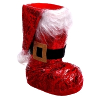 Новый год! Конфетница «Сапожок», с колпачком, цвет красный Новый год! Конфетница «Сапожок», с колпачком, цвет красный