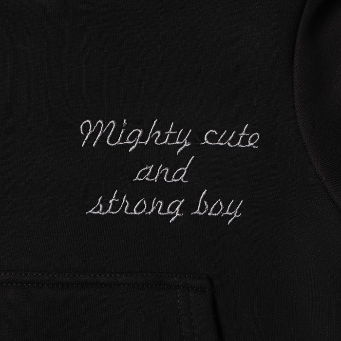 Свитшот детский НАЧЕС, цвет черный, рост 110 см