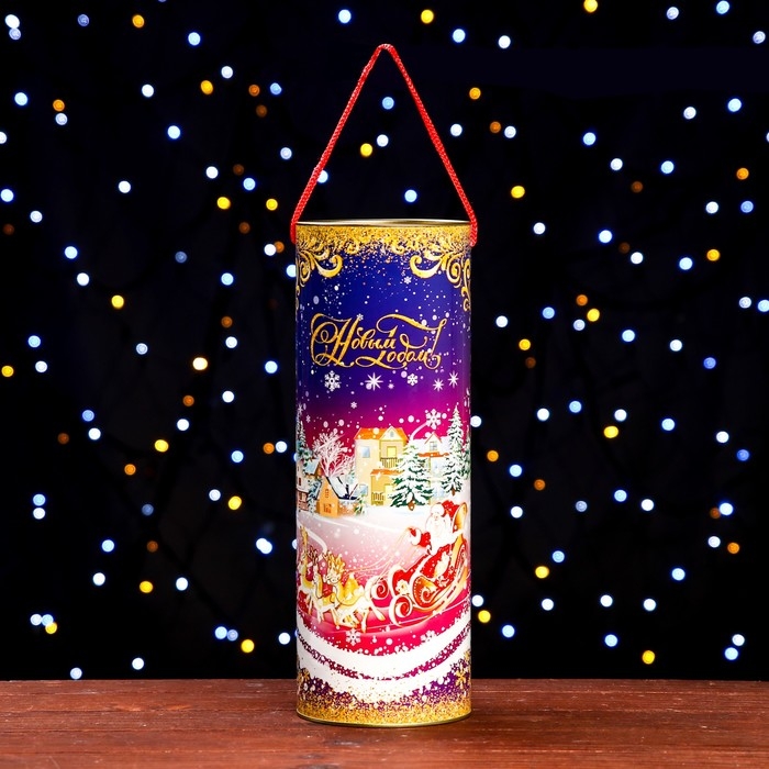 Новый год. Подарочная коробка, тубус под бутылку «Новый Год» 120х345мм (325 мм внутр. высота). Новый год. Подарочная коробка, тубус под бутылку «Новый Год» 120х345мм (325 мм внутр. высота).