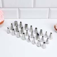 Насадки кондитерские, набор «Дворец», 15.8 х 9.4 см 24 шт Насадки кондитерские, набор «Дворец», 15.8 х 9.4 см 24 шт