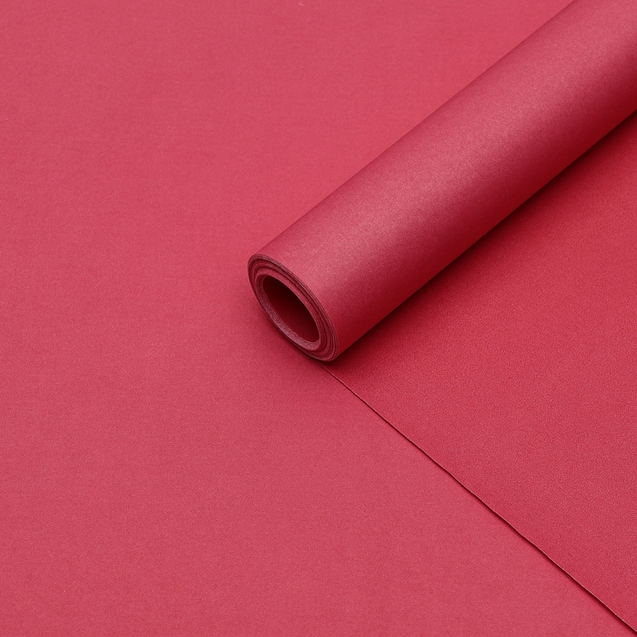 Бумага упаковочная крафт, коралловая двусторонняя 0,68 х 10 м Бумага упаковочная крафт, коралловая двусторонняя 0,68 х 10 м