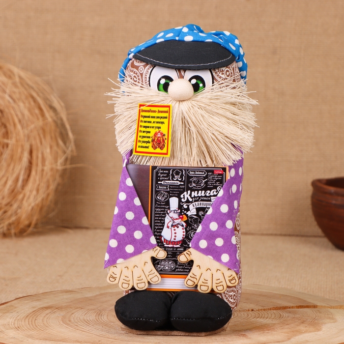 Домовой "Тимоша с книгой", 22х12х10 см