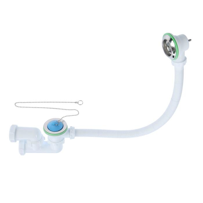 Сифон для ванны Akvater, 1 1/2 Сифон для ванны Akvater, 1 1/2" х 40 мм, регулируемый, без гофры