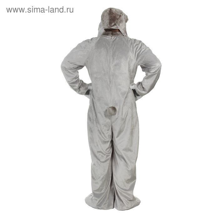 Карнавальный костюм &laquo;Заяц&raquo;, взрослый, комбинезон, шапка, р. 50-52, рост 180 см