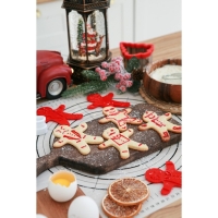 Форма для печенья с 3-мя печатями двухсторонними и прессом Доляна &laquo;Пряничный человечек&raquo;, 13&times;11&times;3,5 см, цвет МИКС