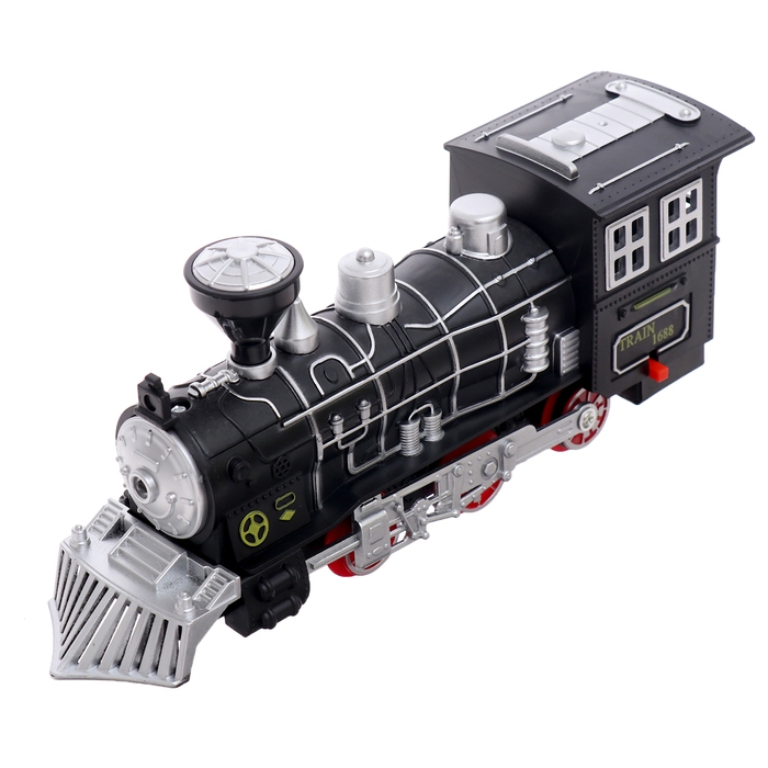 Железная дорога «Винтаж», 2 состава в комплекте, свет и звук, работает от батареек Железная дорога «Винтаж», 2 состава в комплекте, свет и звук, работает от батареек