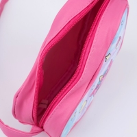 Сумка детская для девочки в форме сердца «Единорог», розовый, 19х17х5 см Сумка детская для девочки в форме сердца «Единорог», розовый, 19х17х5 см