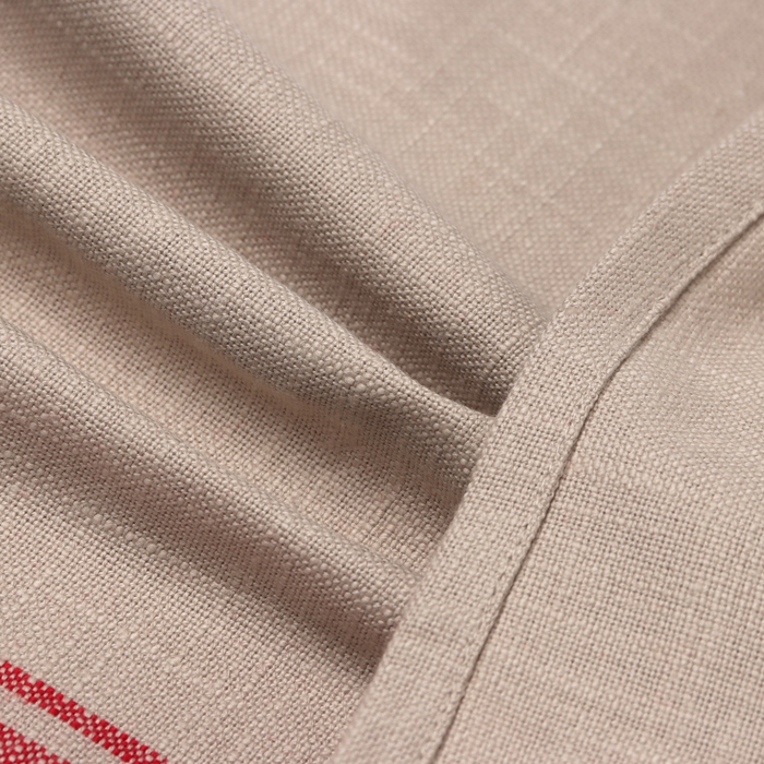 Новый год. Полотенце Этель "Полосы", цв. красный, 50х70 см, 100% хл