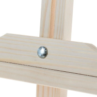 Мольберт тип &laquo;Лира&raquo; 145 х 52 см, с бегунком, РАЗОБРАННЫЙ, неокрашенное дерево, Calligrata