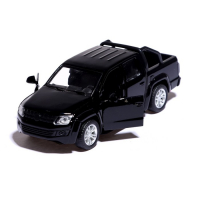 Машина металлическая &laquo;Тундра&raquo;, открываются двери, 1:32, инерция, цвет чёрный