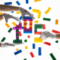 Конструктор №11 &laquo;Семицветик&raquo;, 105 деталей