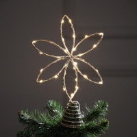 Светодиодная фигура «Цветок» 26х26х4 см см, 30 LED, батарейки ААх3 (не в комплекте), свечение теплое белое Светодиодная фигура «Цветок» 26х26х4 см см, 30 LED, батарейки ААх3 (не в комплекте), свечение теплое белое