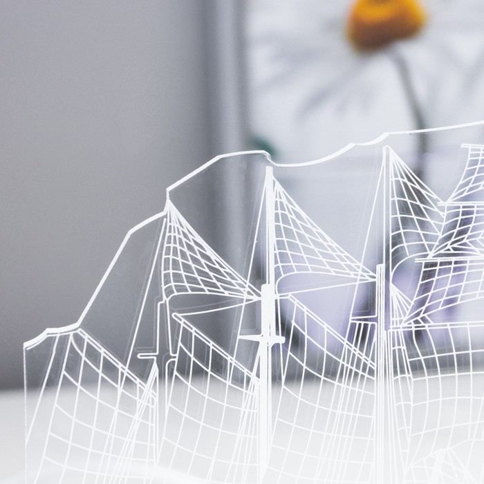 Светильник "Фрегат" LED RGB от сети 9,5х15х16см RISALUX