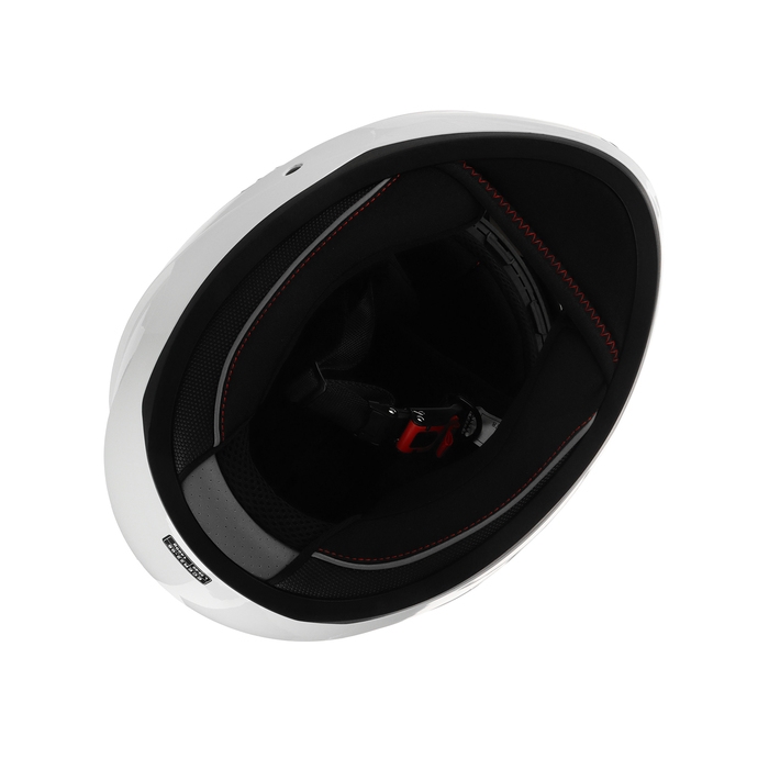 Шлем интеграл с двумя визорами, размер M (57-58), модель BLD-M67E, белый глянцевый Шлем интеграл с двумя визорами, размер M (57-58), модель BLD-M67E, белый глянцевый