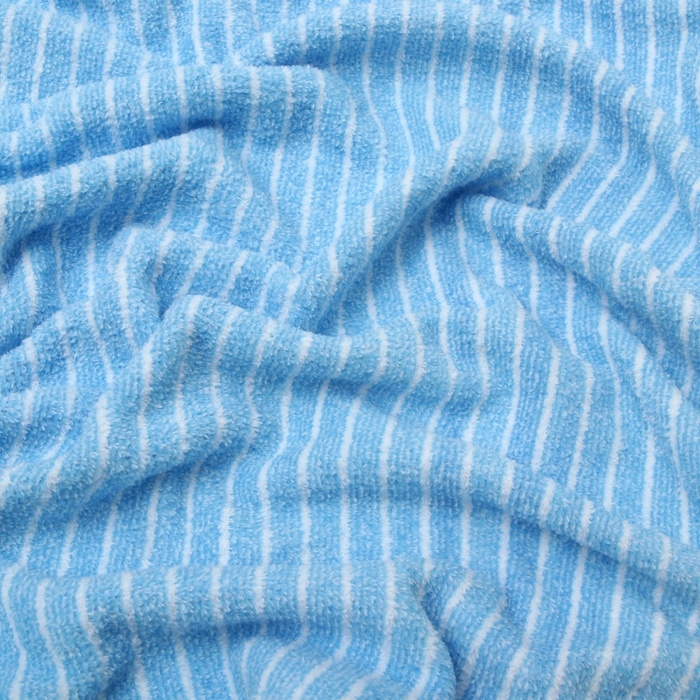 Полотенце банное Этель Полотенце банное Этель "Линии", цв. голубой, 70х140 см, 100% п/э, 240 г/м2