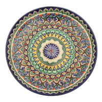 Ляган Риштанская Керамика "Узоры", 31 см, синий Ляган Риштанская Керамика "Узоры", 31 см, синий