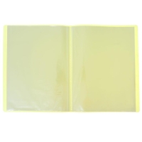 Папка с 30 вкладышами А4, 500 мкм, Calligrata, неон, жёлтая Папка с 30 вкладышами А4, 500 мкм, Calligrata, неон, жёлтая