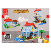 Конструктор &laquo;Загородный домик&raquo;, 3 варианта сборки, 469 деталей