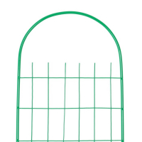 Шпалера, 137 &times; 30 &times; 1 см, металл, зелёная, &laquo;Сетка узкая&raquo;