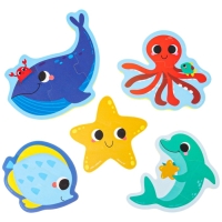 Мягкий пазл для малышей &laquo;Морские друзья&raquo;, 5 пазлов, Крошка Я
