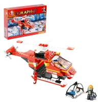 Конструктор &laquo;Пожарный вертолёт&raquo;, 155 деталей