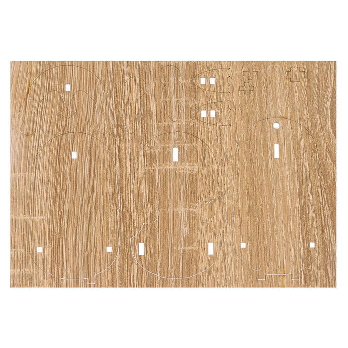 Ёлочная игрушка - подвеска деревянная сборная «Новый год! Пингвин» Ёлочная игрушка - подвеска деревянная сборная «Новый год! Пингвин»