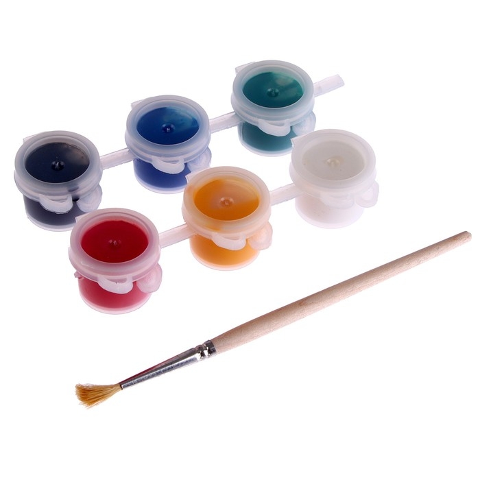 Кружка 230 мл, в наборе с красками и кисточкой «Чебурашка», стекло Кружка 230 мл, в наборе с красками и кисточкой «Чебурашка», стекло